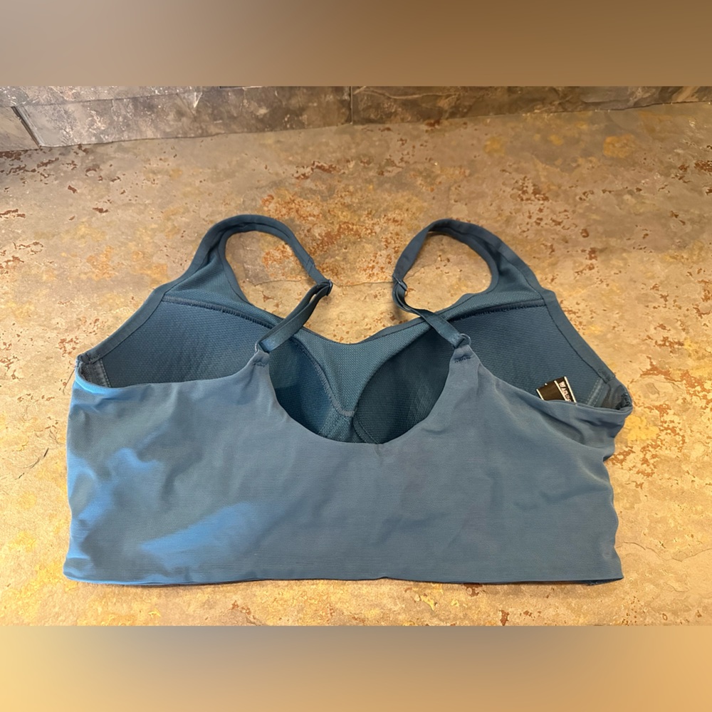 ❤️ Victoria’s Secret Sports Bra 32C Teal Ballet Crop Top - Picture 2 of 7